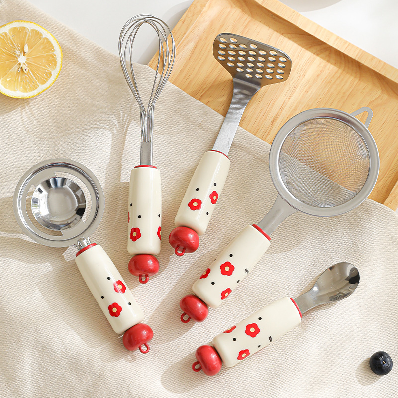 Baby Food Strainer - Canlı Renkli Bebek Maması Hazırlama Araçları