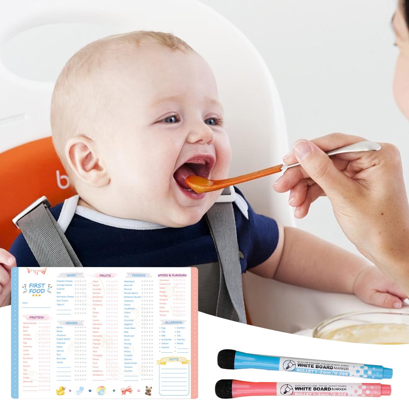 Baby Food Tracker - Manyetik Bebek İlk Beslenme Kontrol Listesi