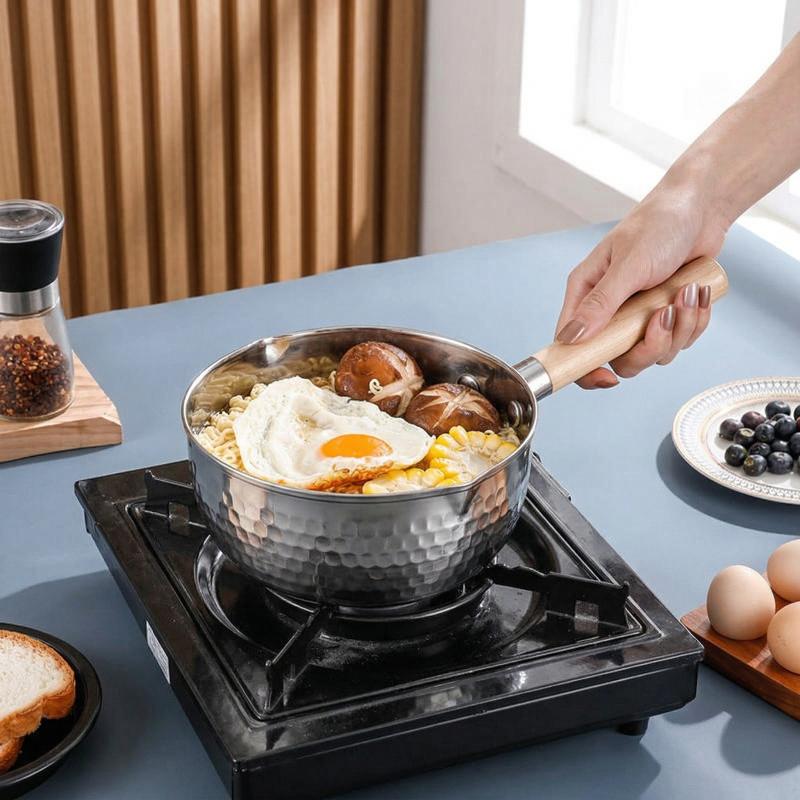 Baby Kitchen Food - 16-20cm süt tenceresi yapışmaz paslanmaz çelik