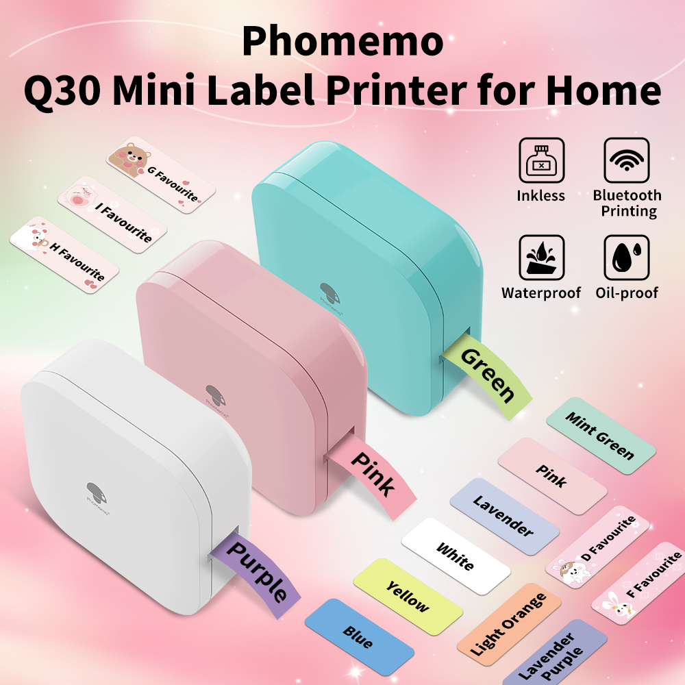 Baby Food Label - Phomemo Q30 Kablosuz Termal Etiket Yazıcısı