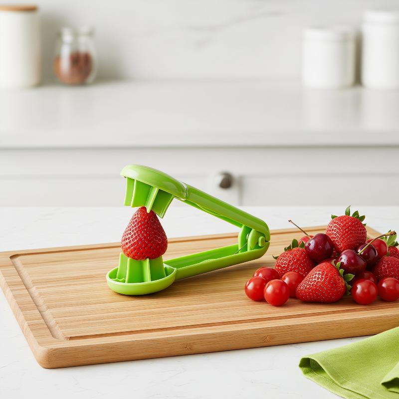 Baby Food With Iron - Gıda Sınıfı Plastik Üzüm Dilimleyici Güvenli