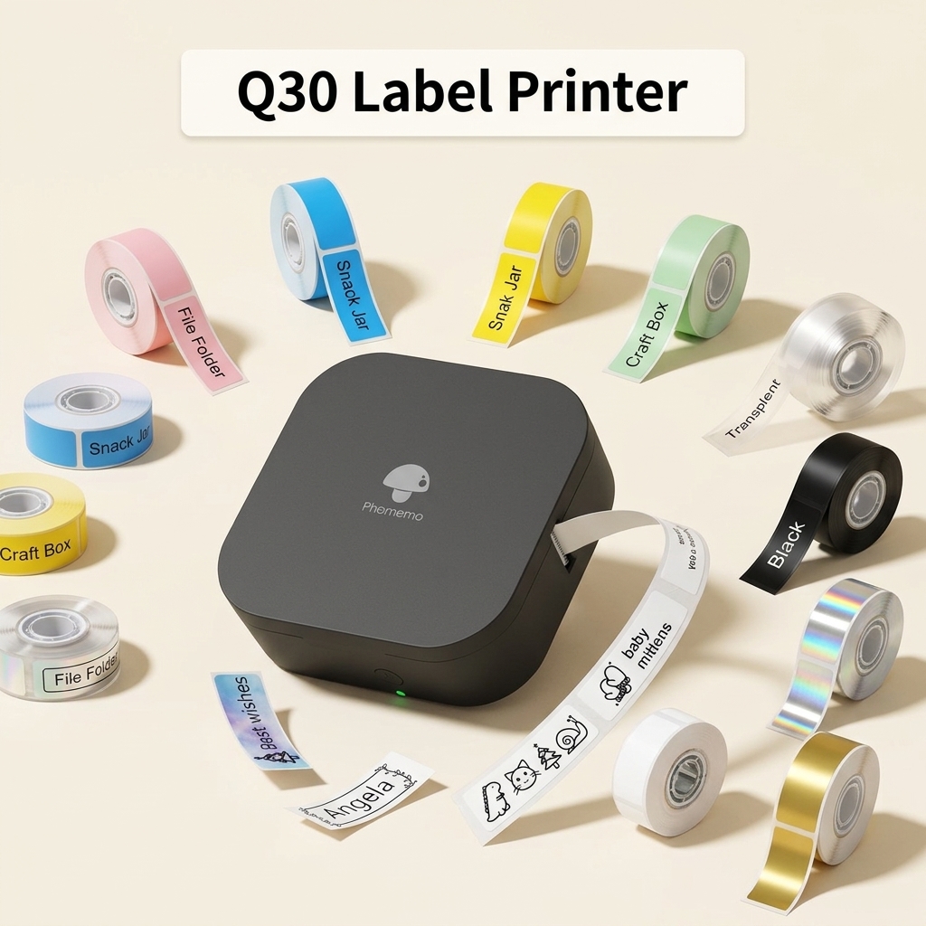 Baby Food Label - Phomemo Q30 Termal Etiket Yazıcısı D11