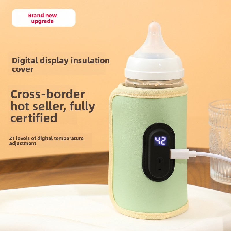Baby Food Warmer Portable - Taşınabilir Dijital Ekranlı Bebek Biberon Isıtıcı