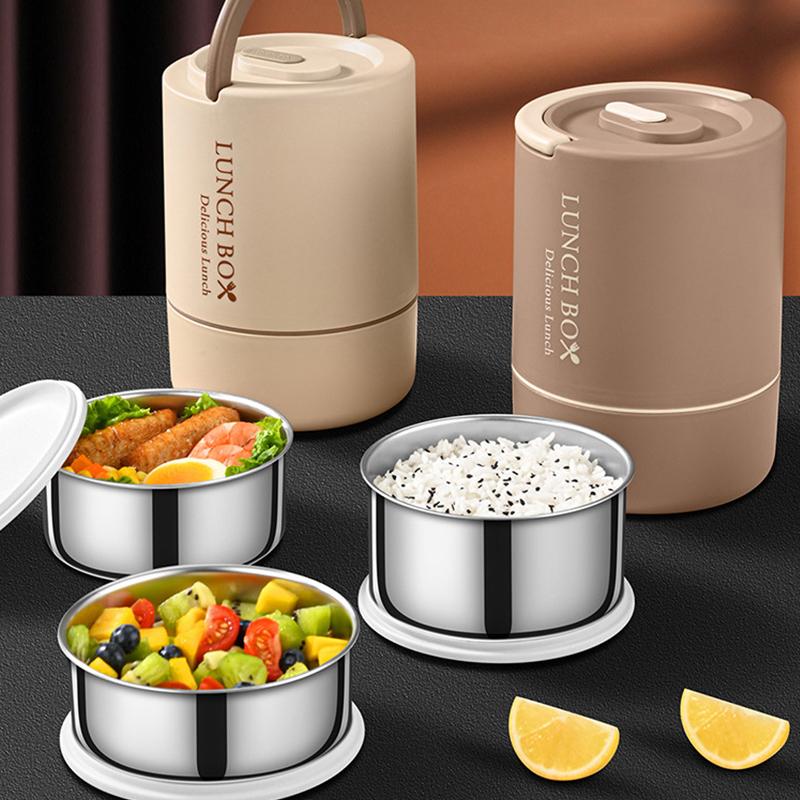 Baby Food Warmer Portable - 4'lü Taşınabilir Öğle Yemeği Kabı Seti