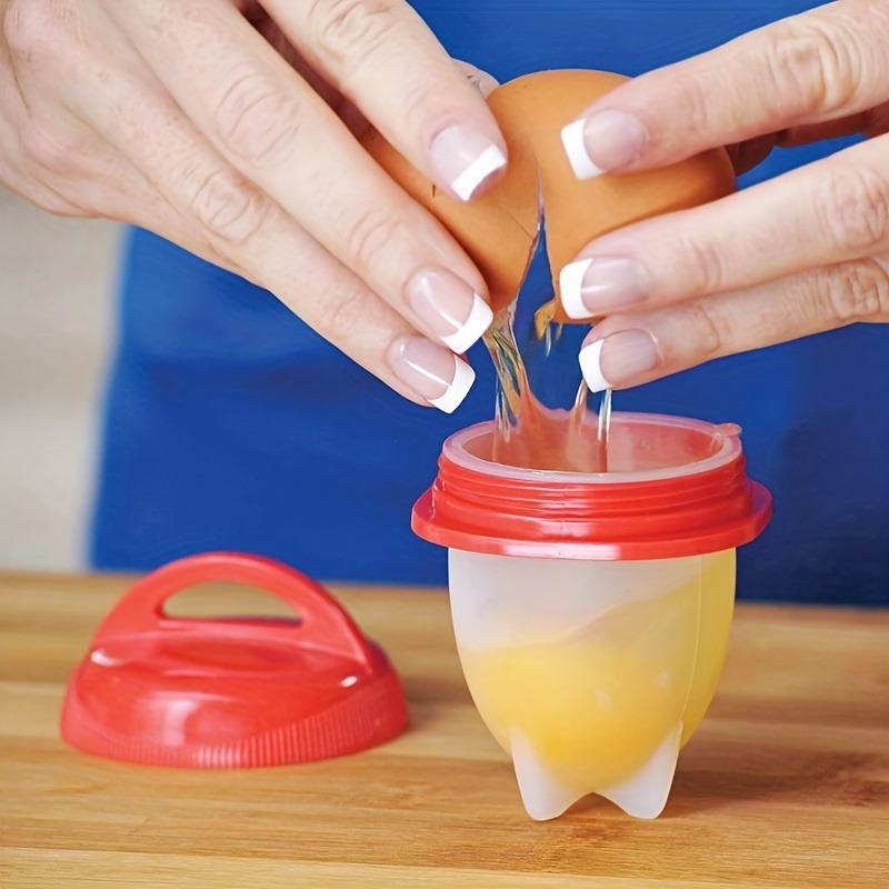 Baby Food Egg - 6 Parça Silikon Yumurta Pişirme Kabı