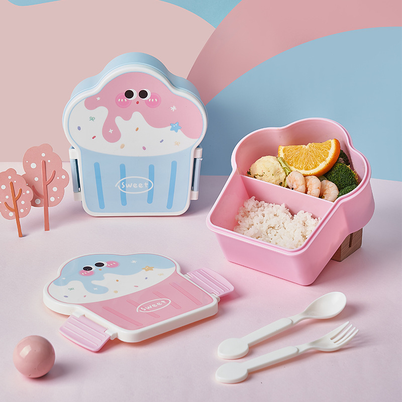 Baby Food Warmer Portable - Çocuklar kızlar için sevimli Bento yemek