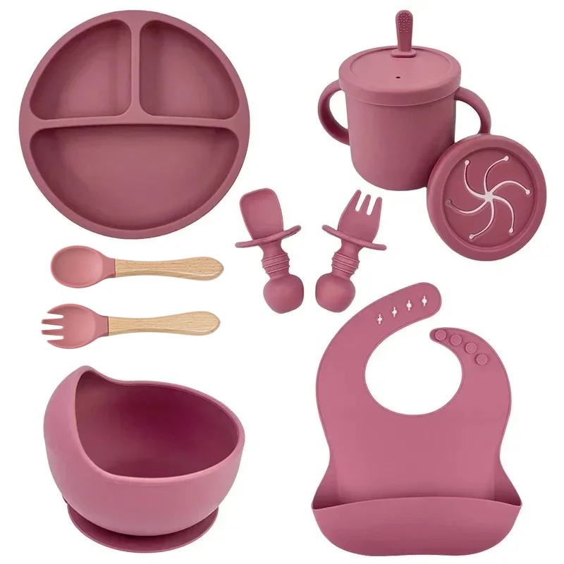 Silicone Suction Bowl - Gıda Sınıfı Silikon Çocuk tabak seti