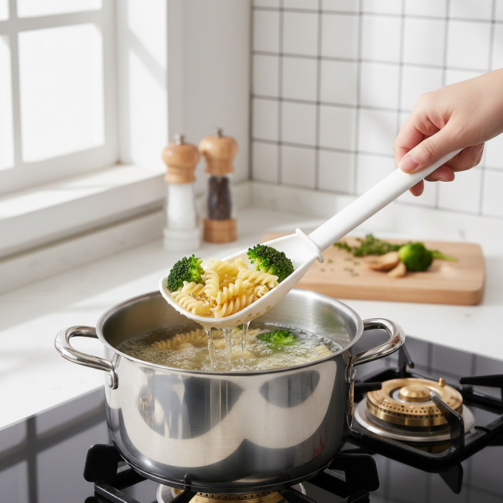 Baby Food Strainer - Çok fonksiyonlu plastik drenaj kaşığı mutfak
