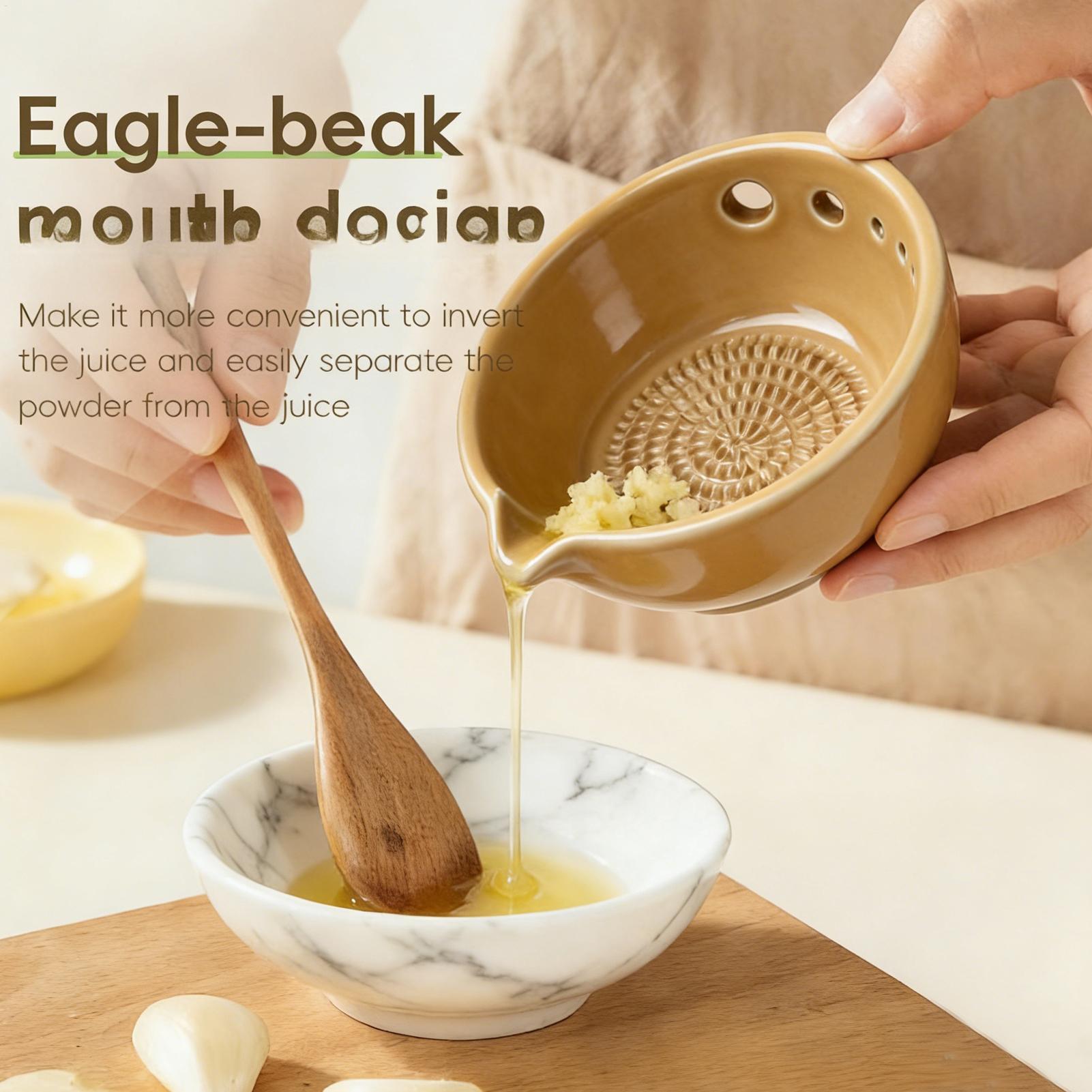 Baby Food Grater - Süzgeçli Manuel Sarımsak Rendeleme Tabağı 5