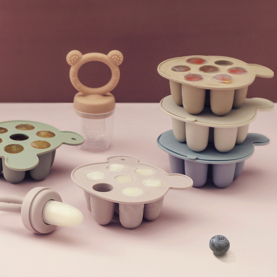 Baby Food Options - Bebek Dondurma Kalıbı Silikon Dondurma Yapıcı