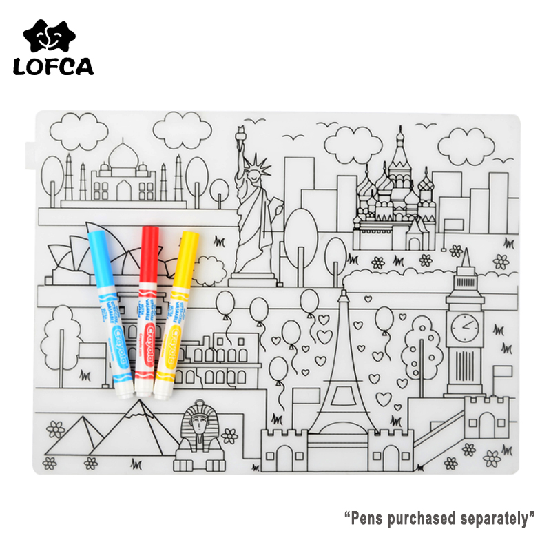 Baby Food Grater - Silikon bebek Placemat 1 adet bebek