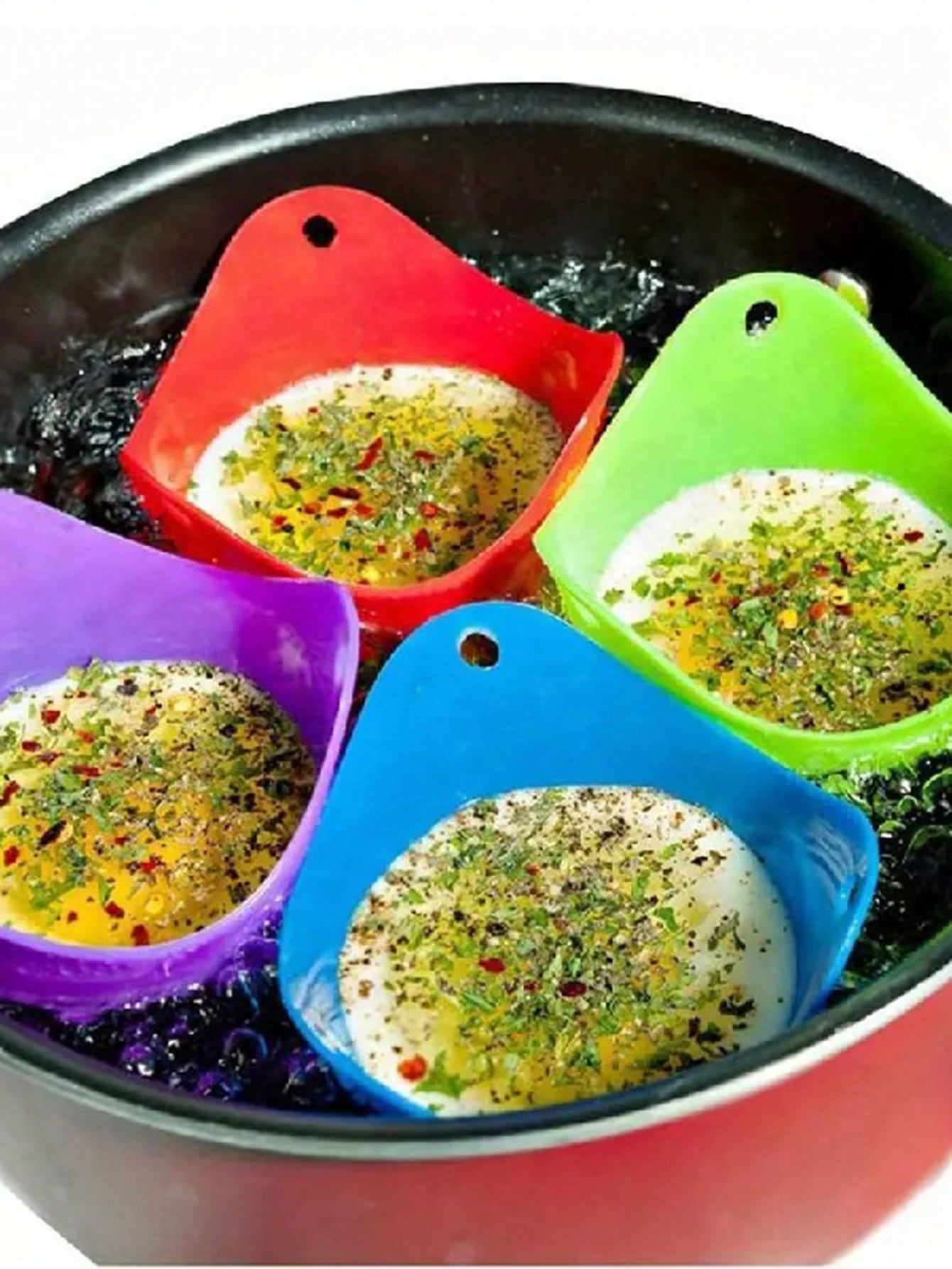 Baby Food Egg - Rastgele Renklerde 4 Adet Yumurta Pişirme