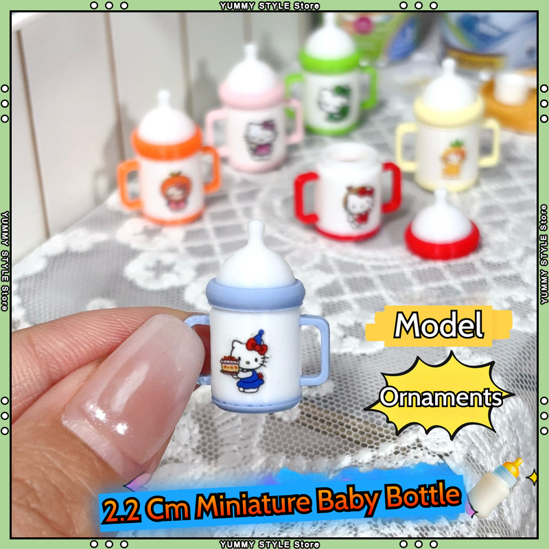 Baby Food Toy - 2.2 cm Minyatür Simülasyon Minyatür Biberon