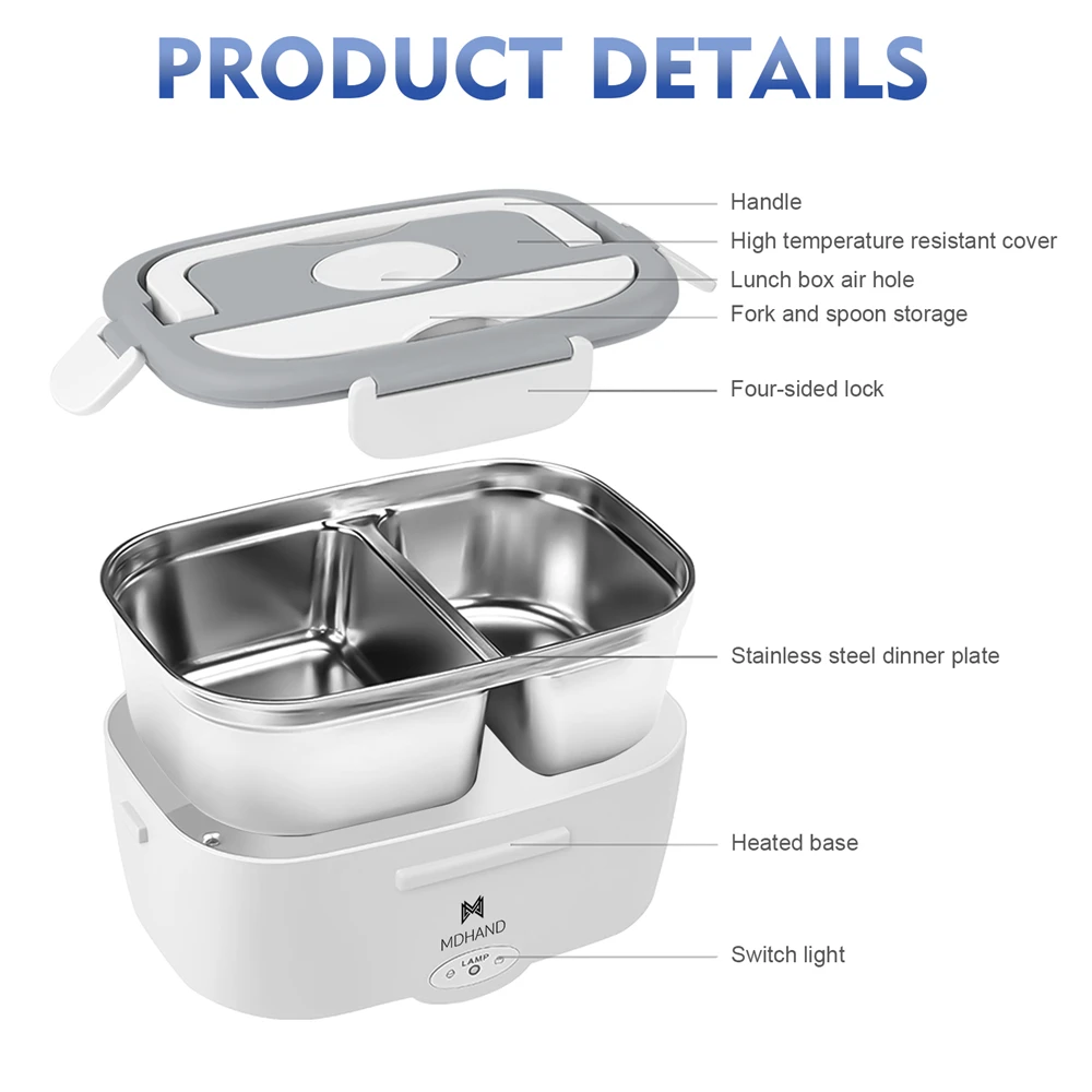1.5L 65W elektrikli yemek kabı - Baby Food Warmer Portable incelemesi ve fiyatı