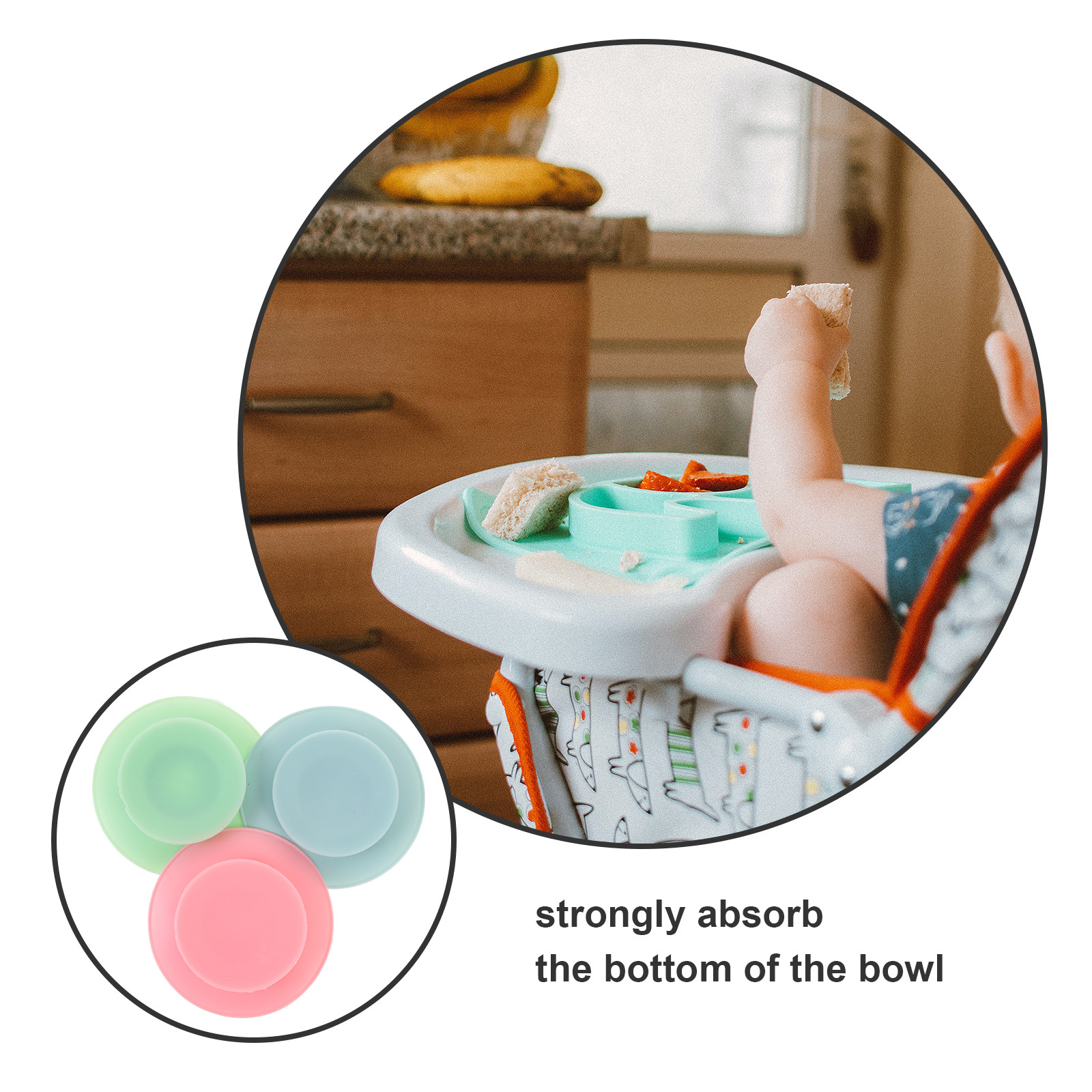 3 adet kase enayi silikon yeni - Silicone Suction Bowl incelemesi ve fiyatı