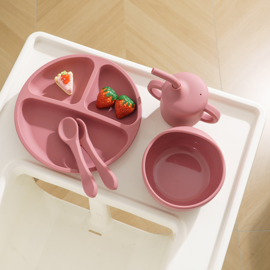 5 adet bebek silikon sofra set - Silicone Suction Bowl incelemesi ve fiyatı