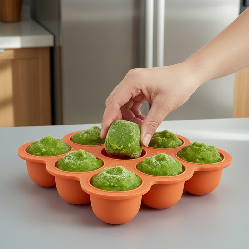 Bebek Maması Silikon Kap 9 Böl - Baby Food Options incelemesi ve fiyatı