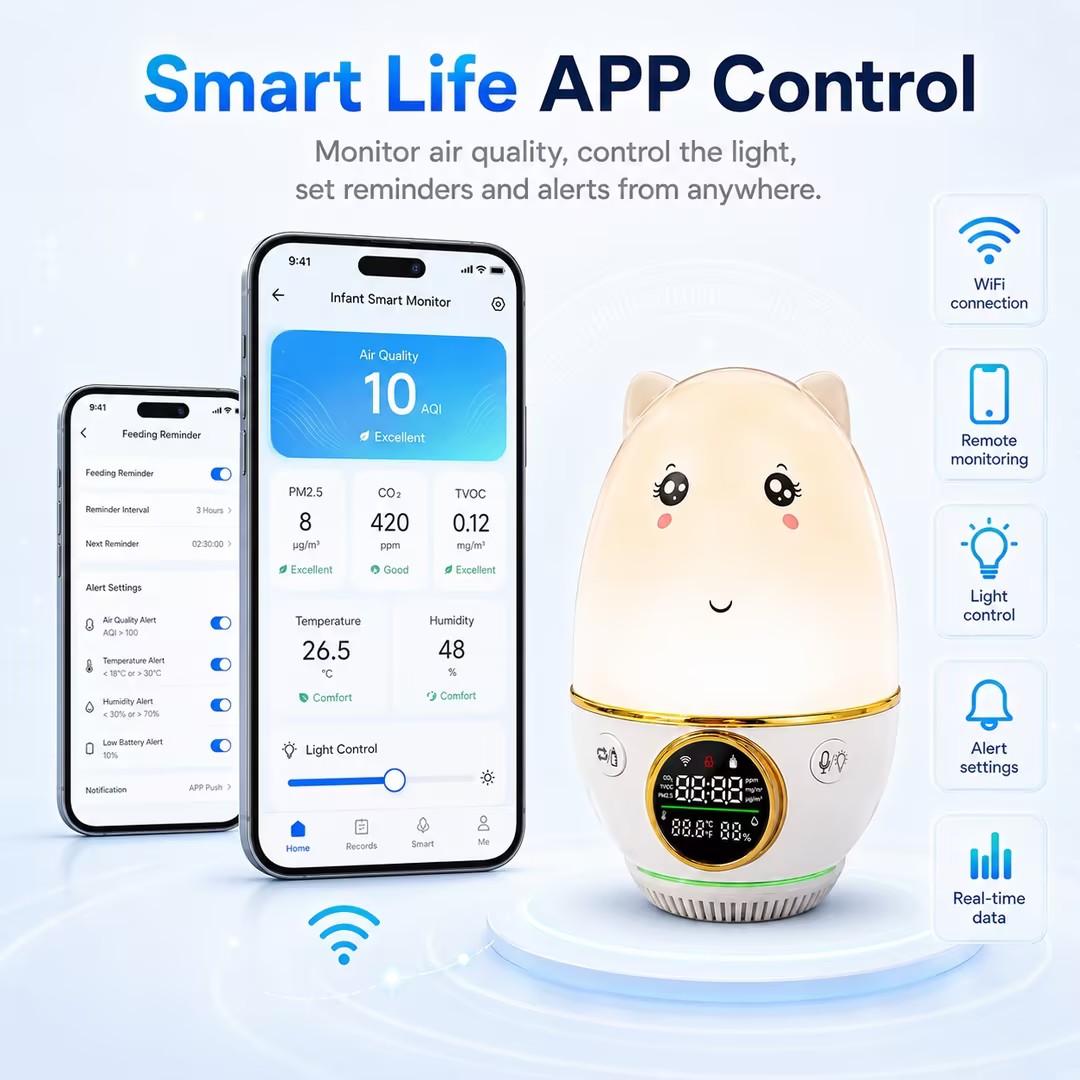 Akıllı Bebek Monitörü, Üç Fark - Baby Food Tracker incelemesi ve fiyatı
