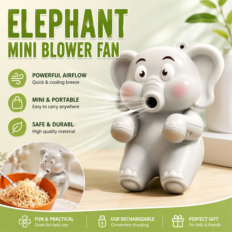 Sevimli Fil Üfleyen Mini Fan B - Baby Food Toy incelemesi ve fiyatı
