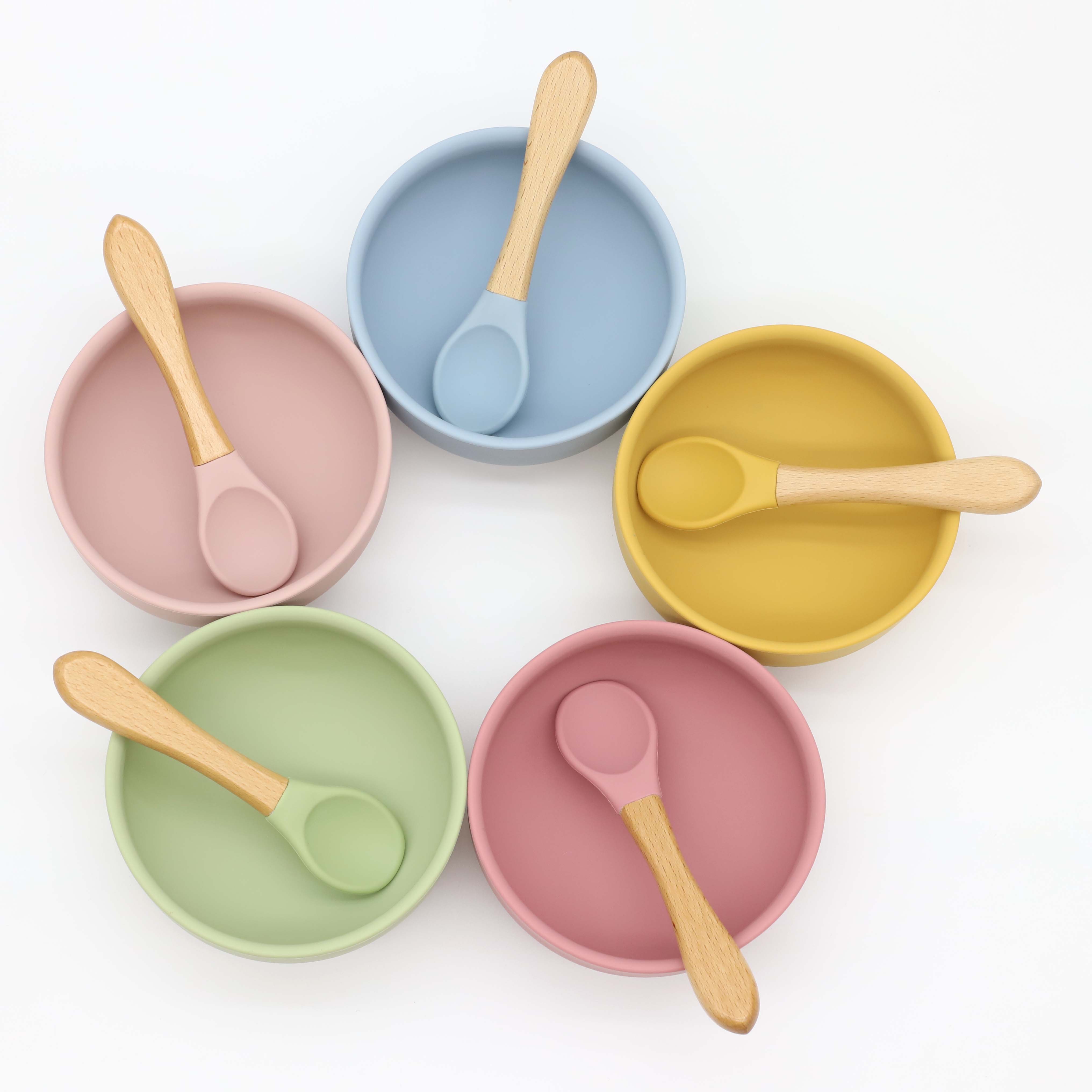 Vakumlu silikon kase, ahşap sa - Silicone Suction Bowl incelemesi ve fiyatı