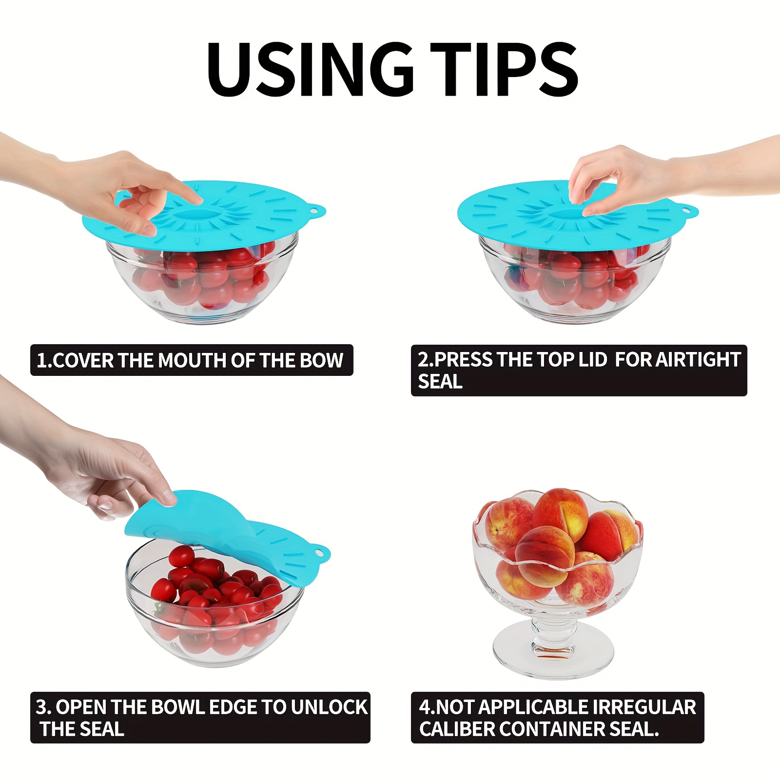 5 Parçalı Silikon Kapaklar, Is - Silicone Suction Bowl incelemesi ve fiyatı