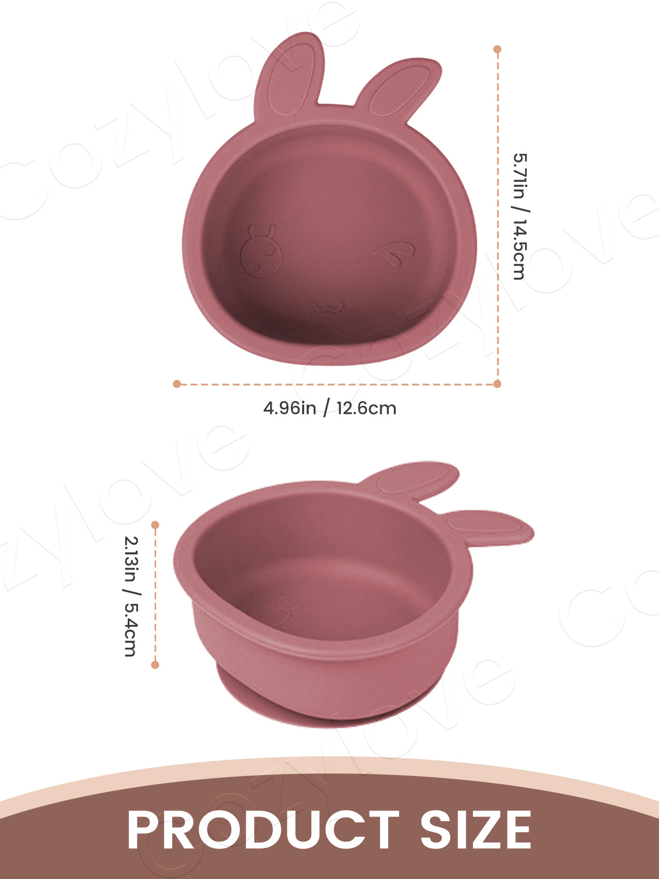 Sevimli Tavşan Kulaklı Silikon - Silicone Suction Bowl incelemesi ve fiyatı