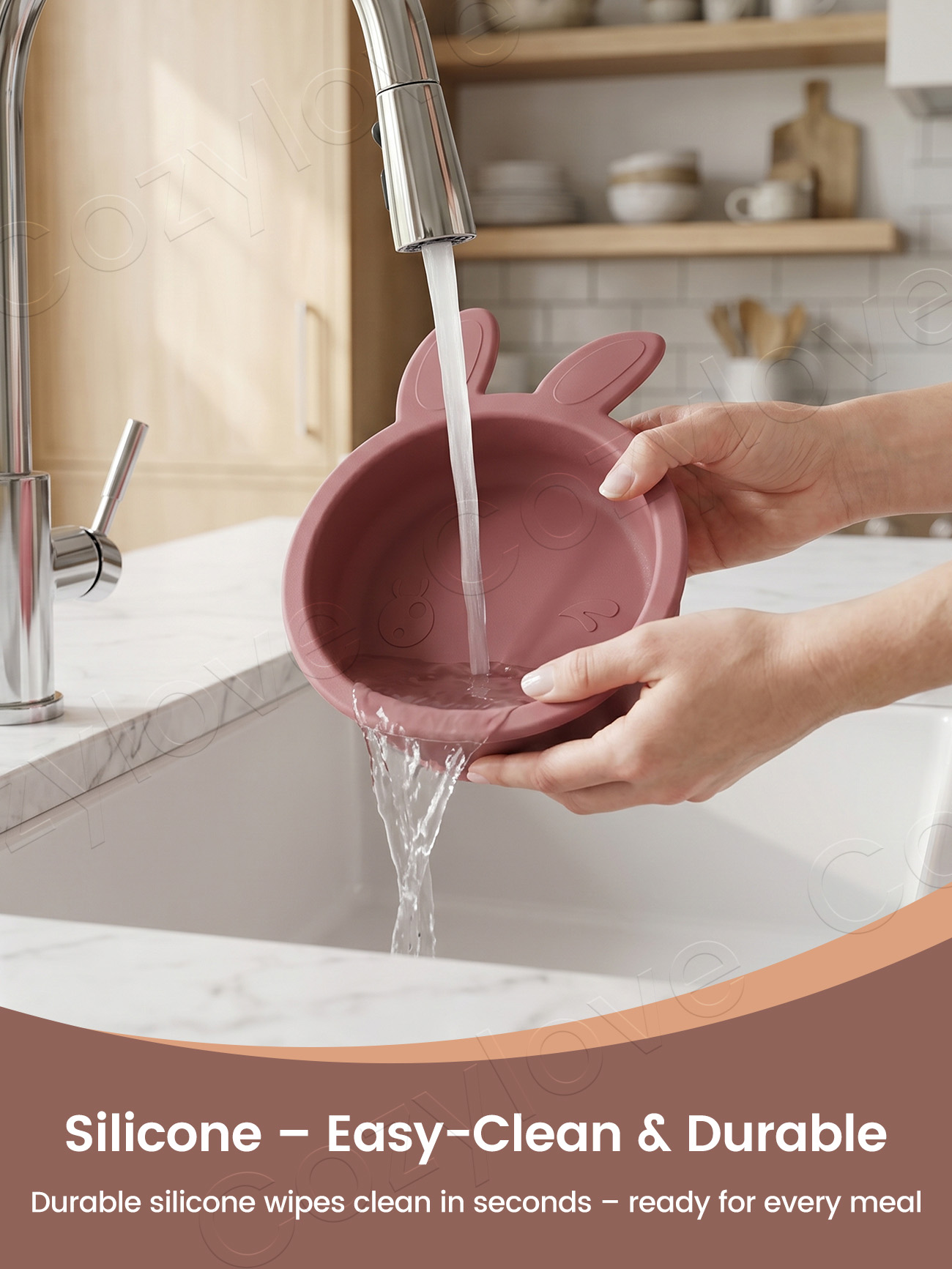 Sevimli Tavşan Kulaklı Silikon - Silicone Suction Bowl incelemesi ve fiyatı