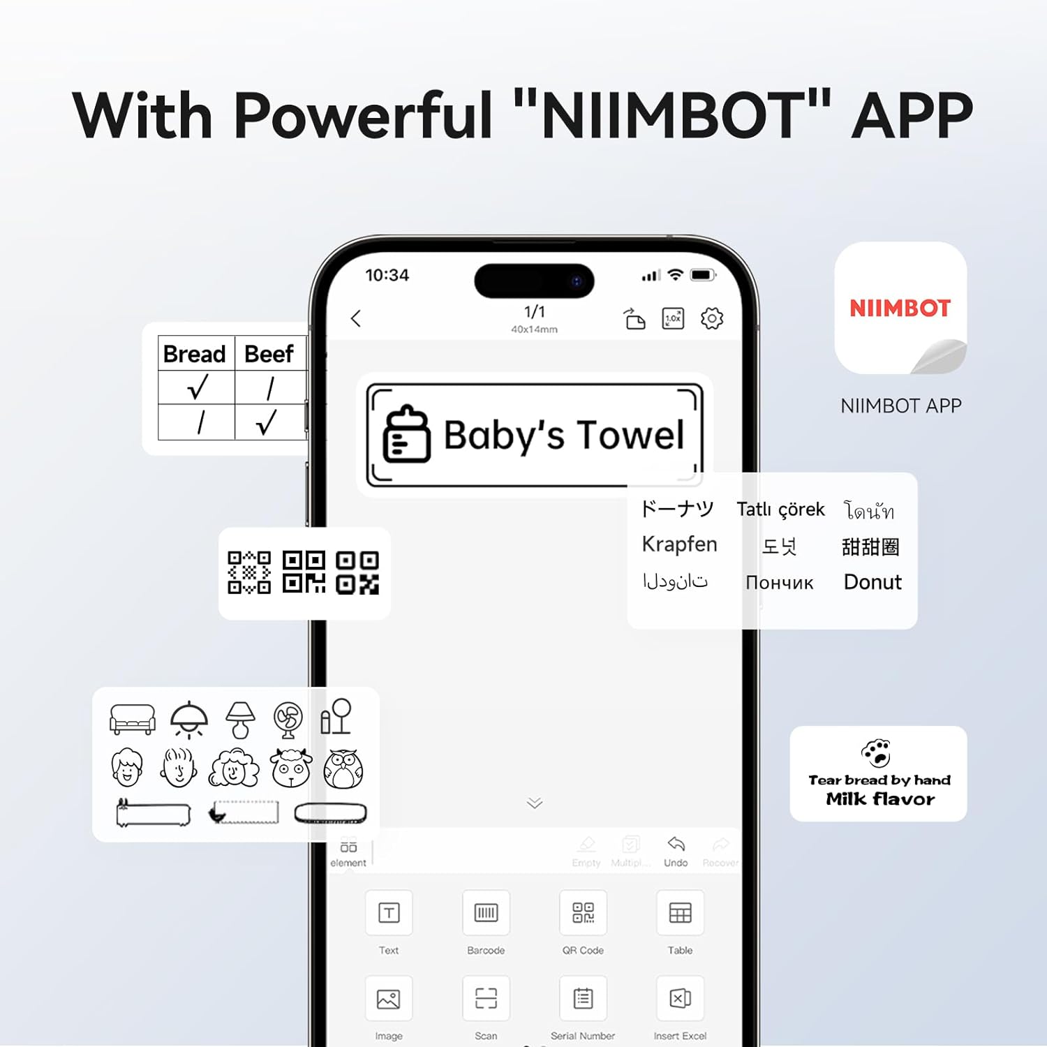 Niimbot B1 Mini Etiket Termal  - Baby Food Label incelemesi ve fiyatı